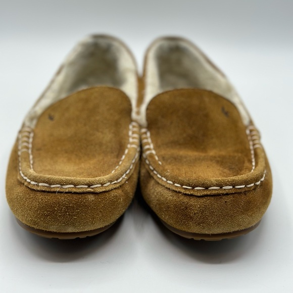 Koolaburra by UGG Women's Lezly Slipper Wool and Faux-Fur in Chestnut Size 9 - Picture 4 of 9